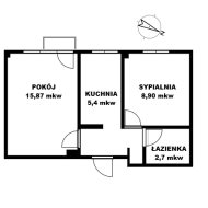 Mieszkanie  na sprzedaż Brześć Kujawski, Wieniec Zdrój, 2 pokoje, 37.95m², 4 piętro, oferta FMA-MS-3094